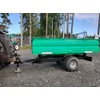 Sansen kippikärry pikkutraktoriin / 1-akselinen peltilaidoilla
