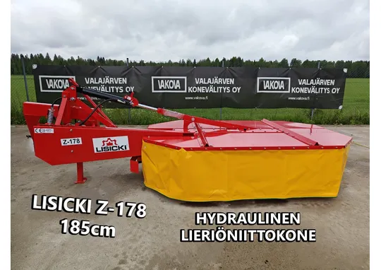 Lisicki Z-178 - 185cm lieriöniittokone / Hydraulinen - Katso video!