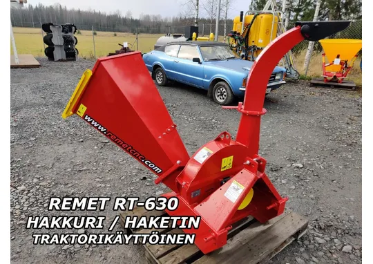 Remet RT-630 haketin / Mekaanisesti syötettävä laikkahakkuri