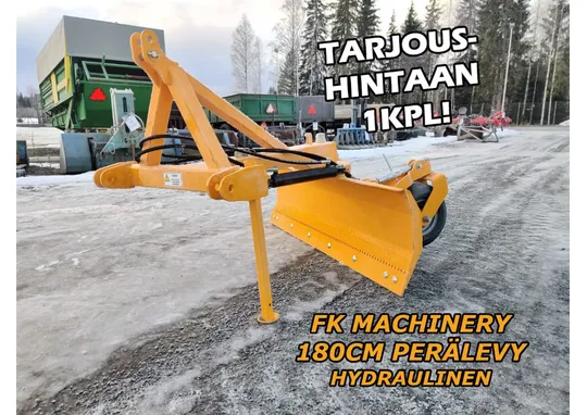 FK Machinery 180cm perälevy / Hydraulinen - 1KPL TARJOUSHINTAAN!