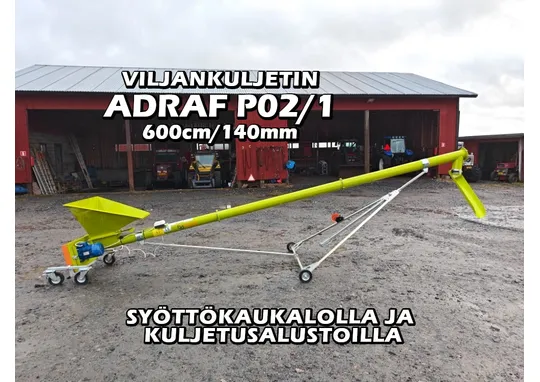 Adraf Cobra P021 - viljaruuvi 600cm / 140mm - Katso video!