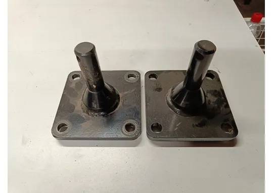 28mm vetokartun päät pultattavat pari / Rol-Ex lautasmuokkaimeen