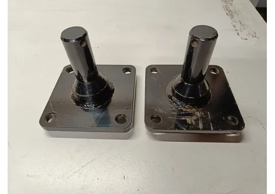 37mm vetokartun päät pultattavat pari / Rol-Ex lautasmuokkaimeen