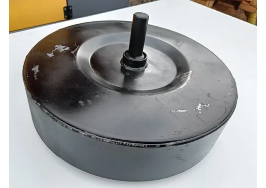 Tukipyörä peltinen 120 mm sarka-auroihin /
