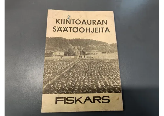 Fiskars kiintoauran säätöohjeita / Käyttöohjekirja