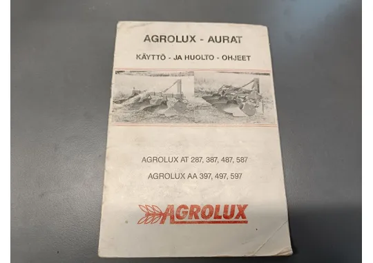 Agrolux aurat / Käyttö ja huolto -ohjeet