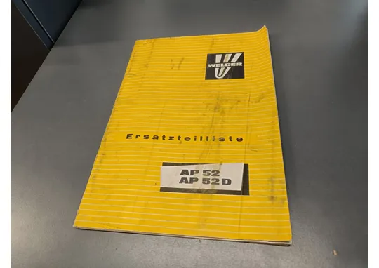 Welger AP 52, AP 52 D / paalaimen varaosaluettelot