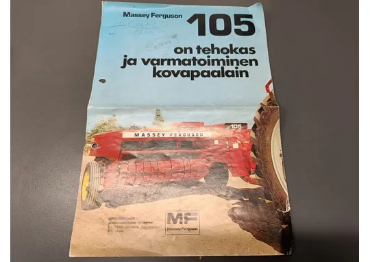 Massey Ferguson 105 paalaimen / Esite