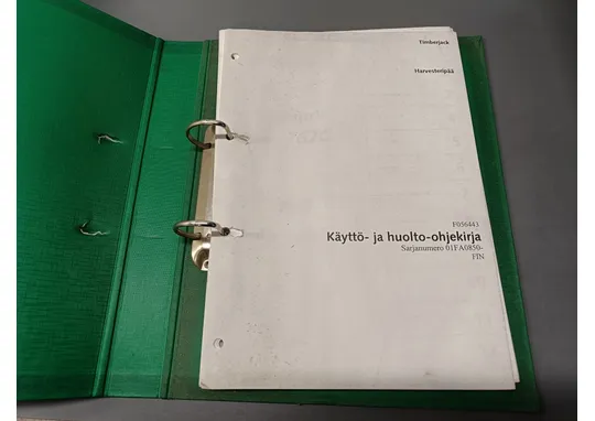 Timberjack harvesteripään 762C F056443 / Käyttö ja huolto-ohjekirja
