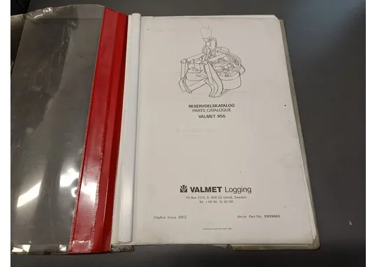 Valmet 955 / hakkuupään varaosaluettelo