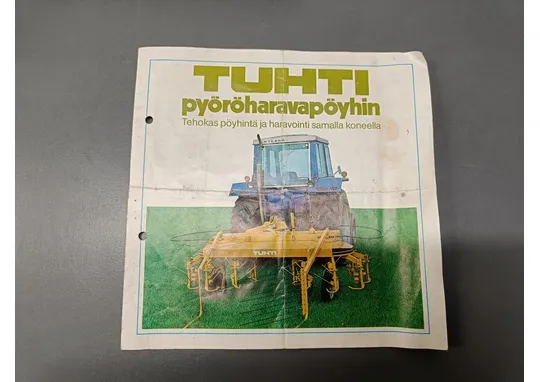 Tuhti pyöröharavapöyhin / Esite