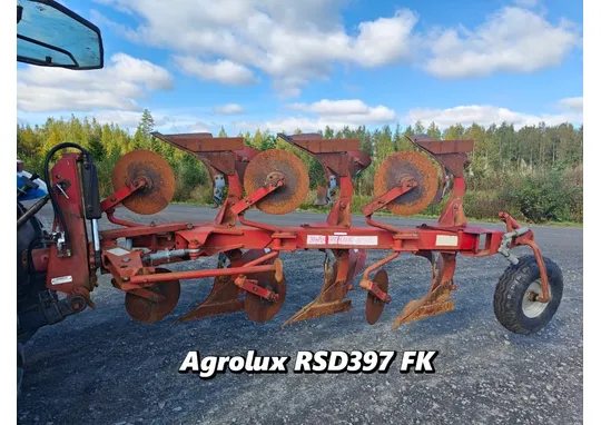 Agrolux RSD397FK paluuaura 3-siipinen / kuorimet ja kiekkoleikkurit, katso video!