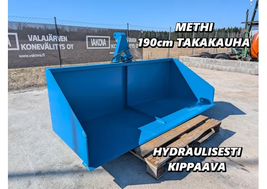 Methi takakauha 190cm - hydraulinen / Uusi kippaava kauha - Kotimainen