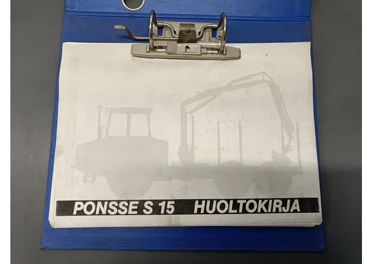 Ponsse S15 / Huoltokirja
