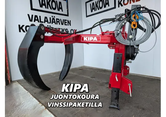 Kipa juontokoura vinssipaketilla / Hydraulikääntö - Katso video!