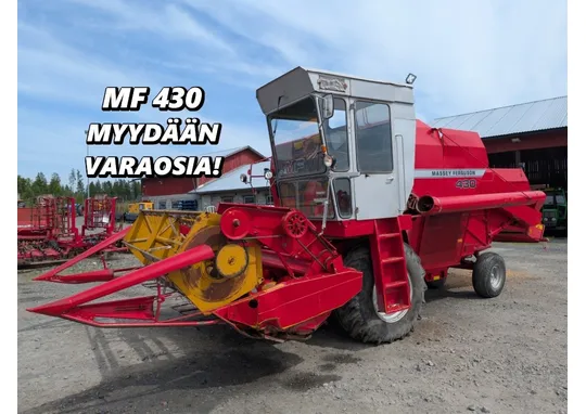 Massey Ferguson 430 leikkuupuimuri / Myydään varaosina / Video!