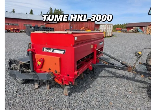 Tume HKL 3000 kylvölannoitin, takapyöräkone / Korotetuilla säiliöillä, katso video!