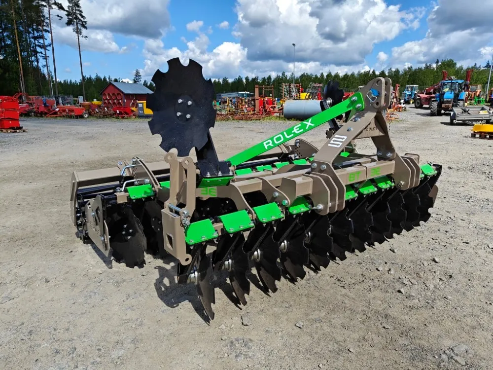 Rol-Ex BT 3E - 300cm lautasmuokkain / Mekaanisella putkipakkerilla