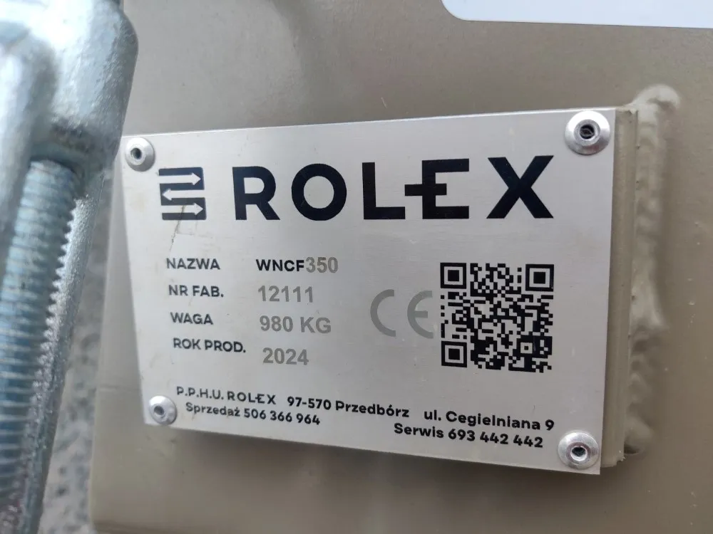 Rol-Ex WNCF 350cm veitsileikkuri / Sänkileikkuri tuplakelalla - TARJOUS