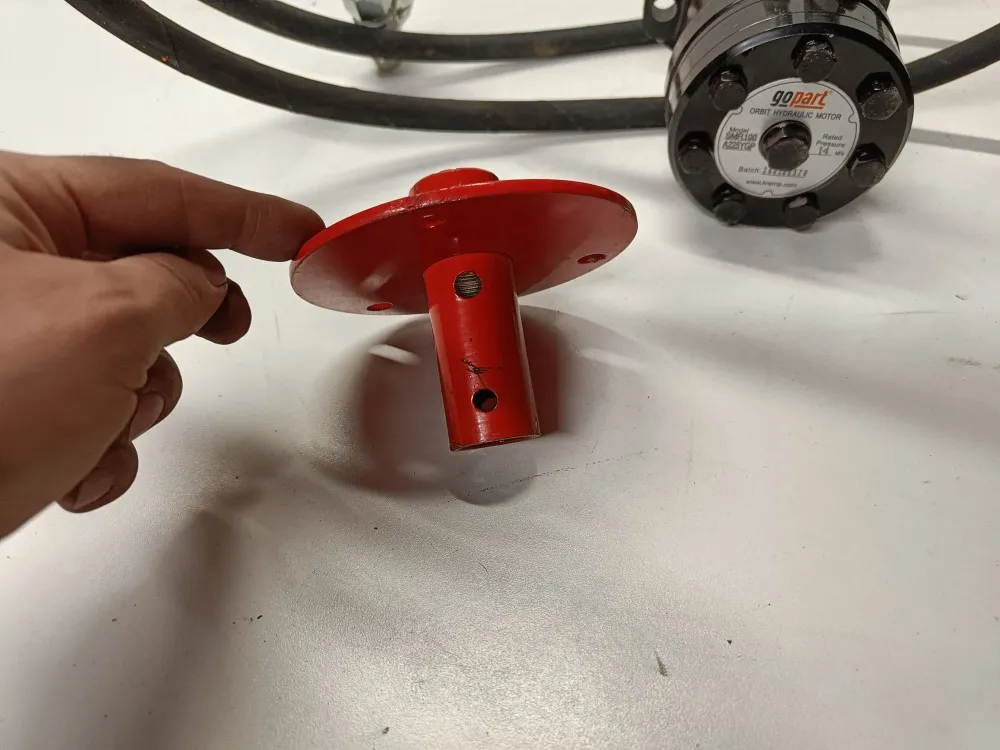Hydraulimoottori letkuineen / Jar-Met JP pintalevittimeen