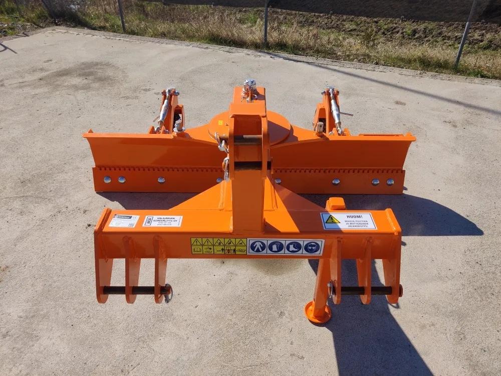 FK Machinery 160cm perälevy / Tukipyörillä, terä hardox ura/sileä