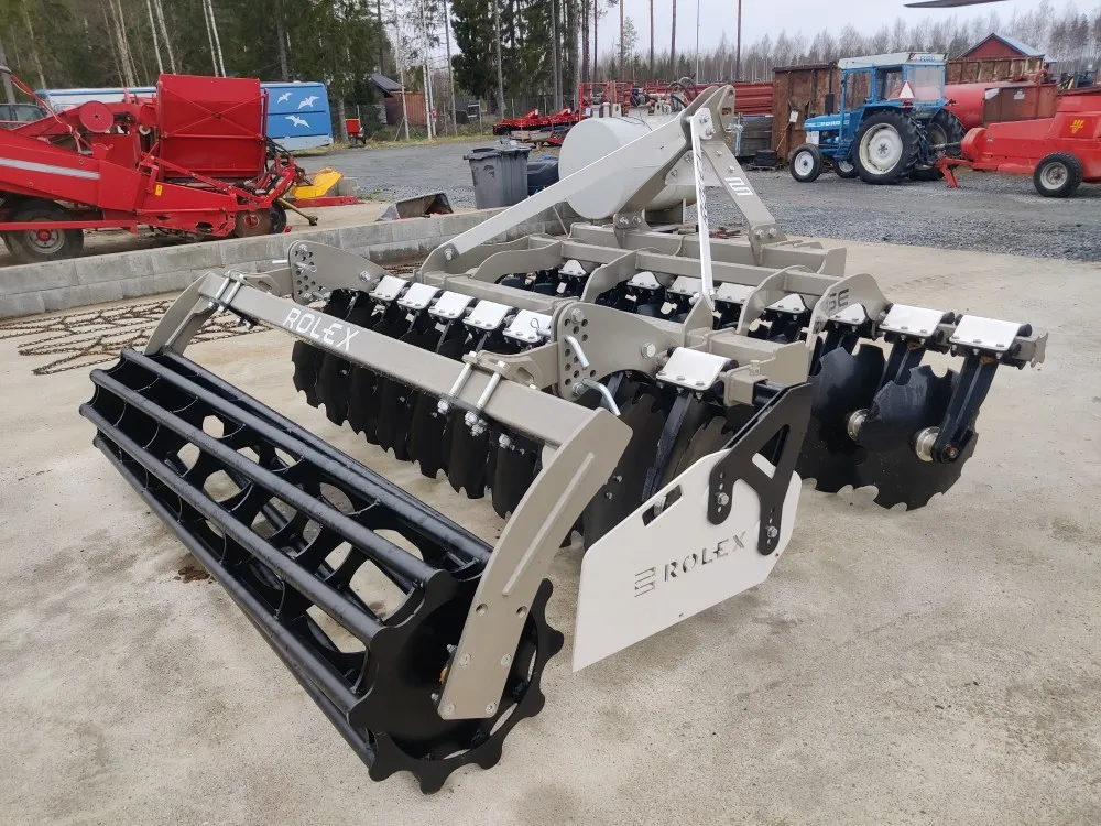 Rol-Ex BT 2.5E - 250cm lautasmuokkain / Mekaanisella putkipakkerilla