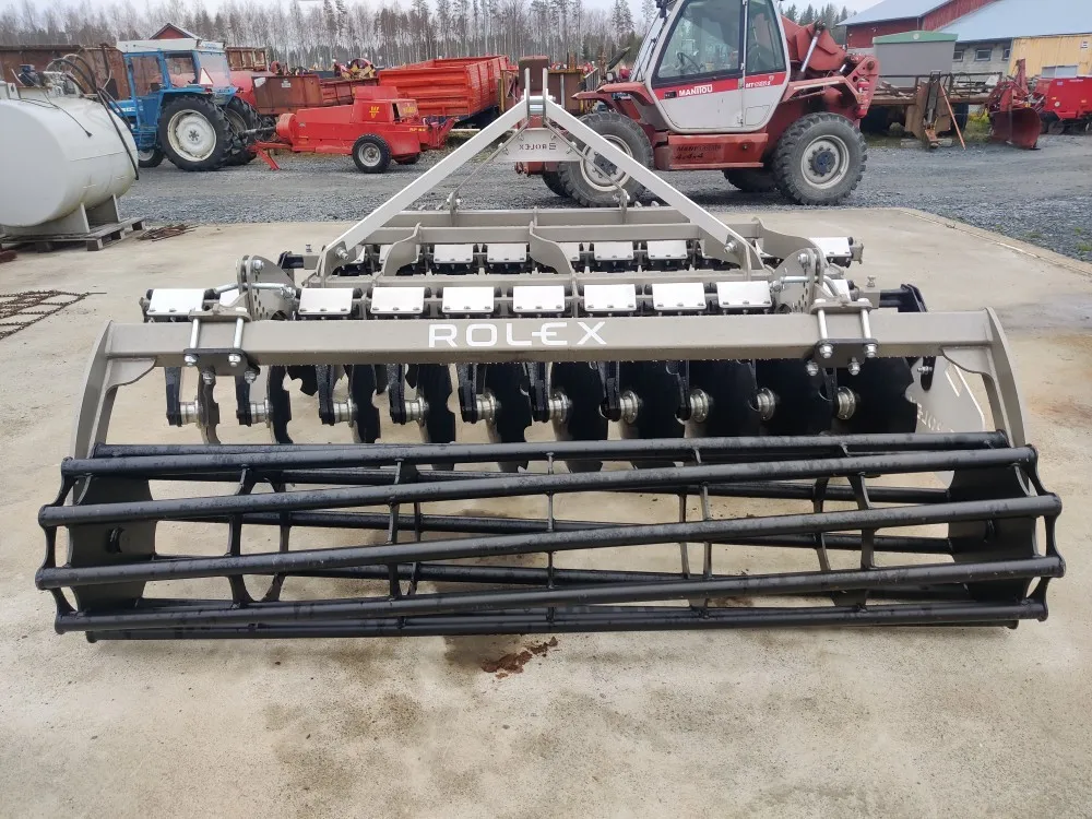 Rol-Ex BT 2.5E - 250cm lautasmuokkain / Mekaanisella putkipakkerilla