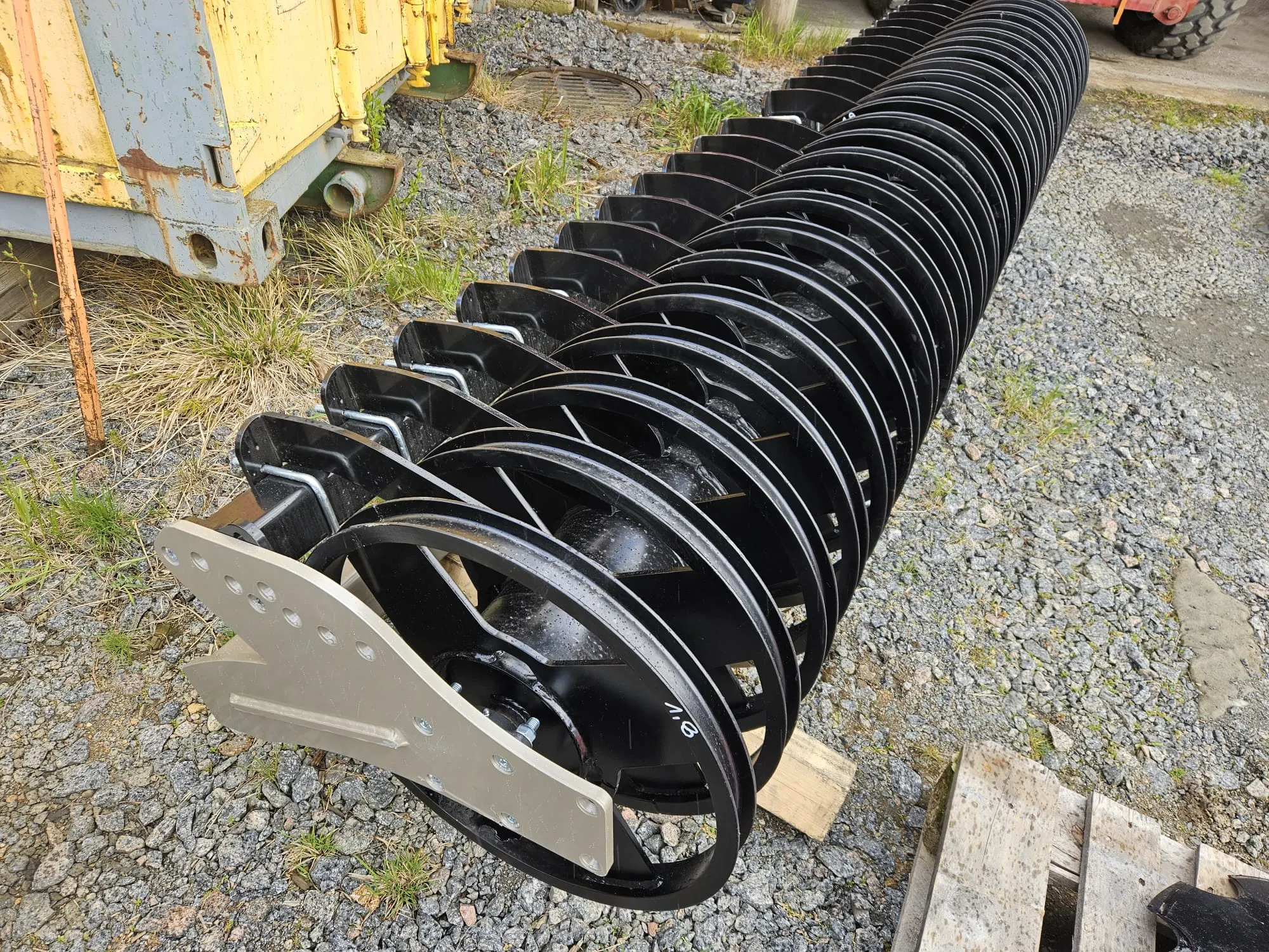 Rol-Ex U-kiekkopakkeri 350cm / Halkaisija 60cm
