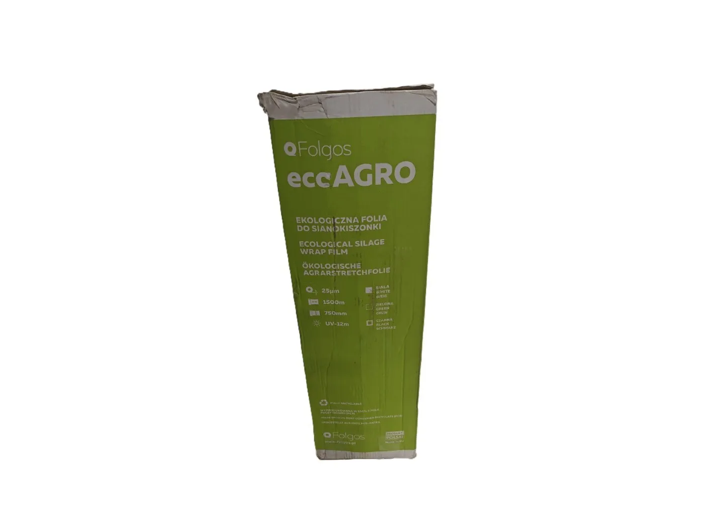 Käärintäkalvo / paalimuovi 750mm / 1500m - Folgos ecoAgro