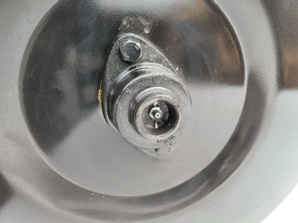 Tukipyörä peltinen 120 mm sarka-auroihin /