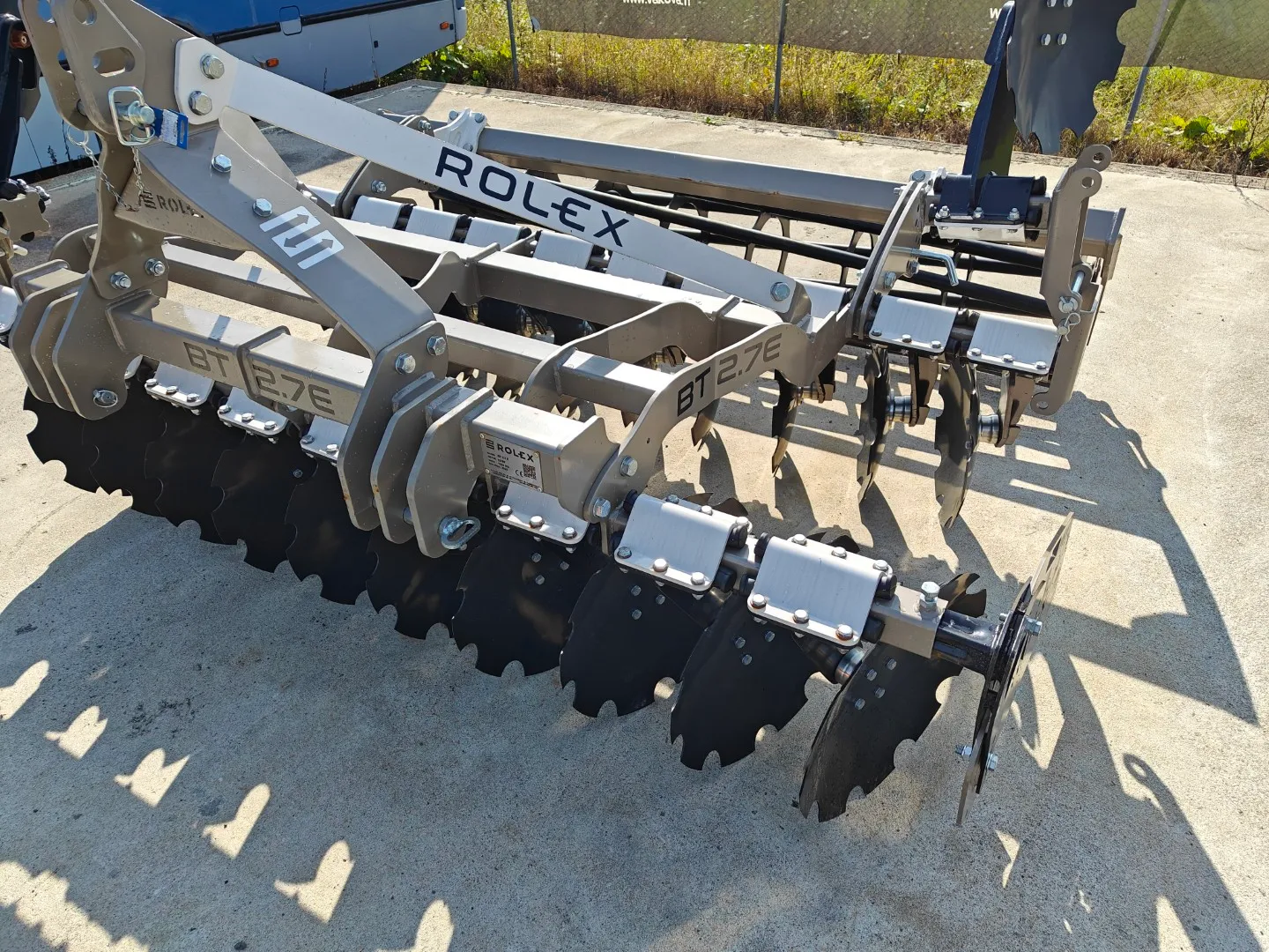 Rol-Ex BTE - 270cm lautasmuokkain / Mekaaninen pakkerinsäätö