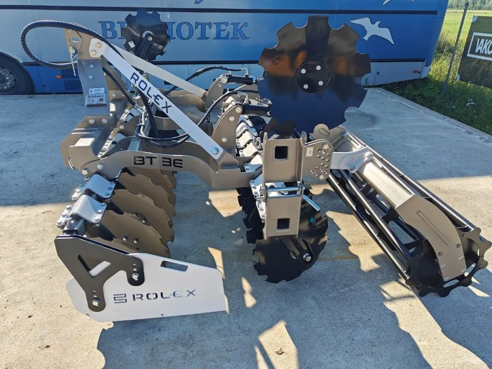 Rol-Ex BT2.7E lautasmuokkain / 270cm - Hydraulinen pakkerinsäätö