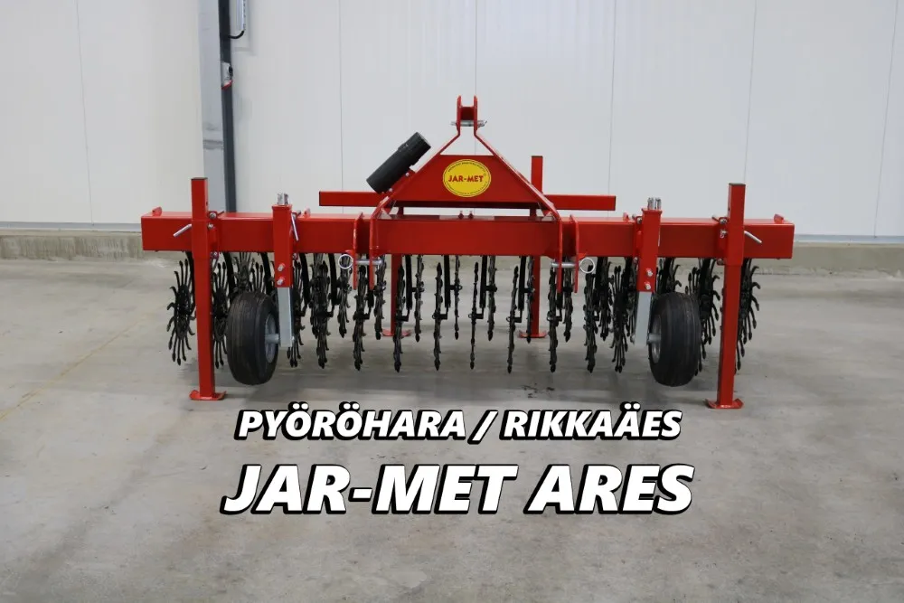 Jar-Met Ares 300cm pyöröhara / Rikkakasvientorjuntaan ja muuhun!