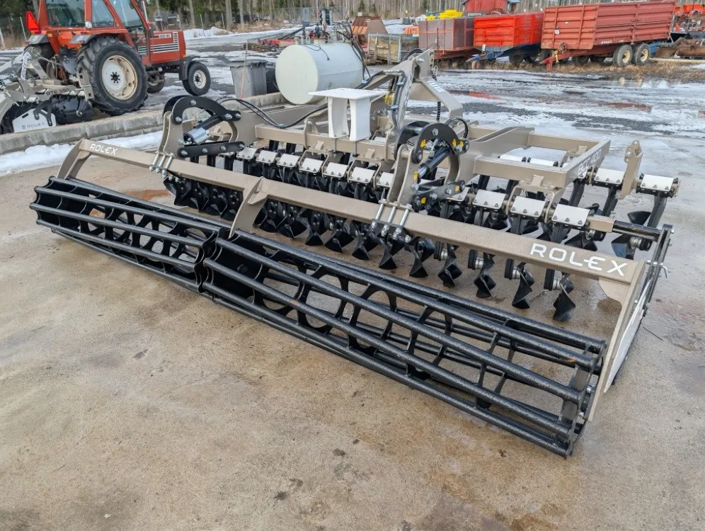 Rol-Ex BCC 400cm - matalamuokkaukseen / Lautasmuokkain putkipakkerilla  Katso video!