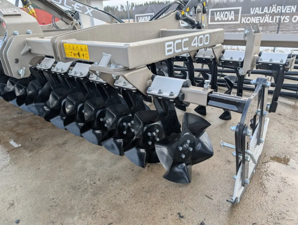 Rol-Ex BCC 400cm - matalamuokkaukseen / Lautasmuokkain putkipakkerilla  Katso video!