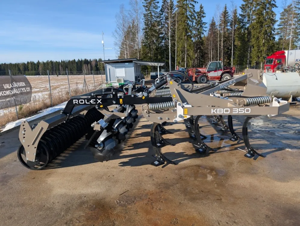 Rol-Ex KBO 350cm kultivaattori / mm. U-kiekkopakkeri  Katso video!