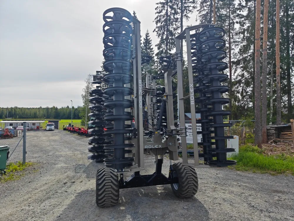 Rol-Ex BTHC 500cm lautasmuokkain / Hinattava ja hydraulisesti taittuva - Video