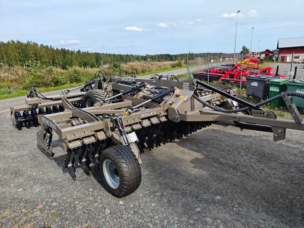 Rol-Ex BTHC 500cm lautasmuokkain / Hinattava ja hydraulisesti taittuva - Video