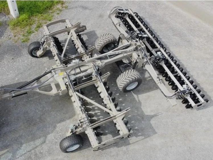 Rol-Ex BTHC 500cm lautasmuokkain / Hinattava ja hydraulisesti taittuva - Video