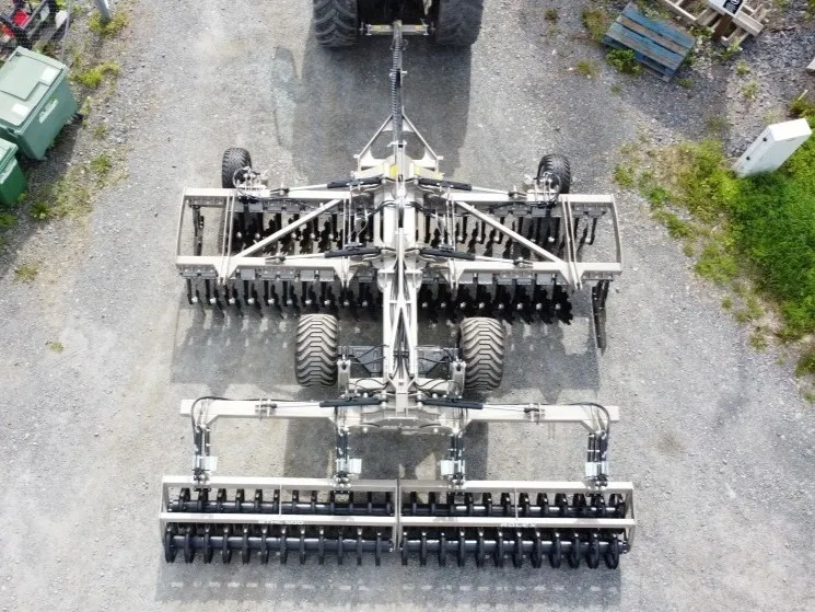 Rol-Ex BTHC 500cm lautasmuokkain / Hinattava ja hydraulisesti taittuva - Video