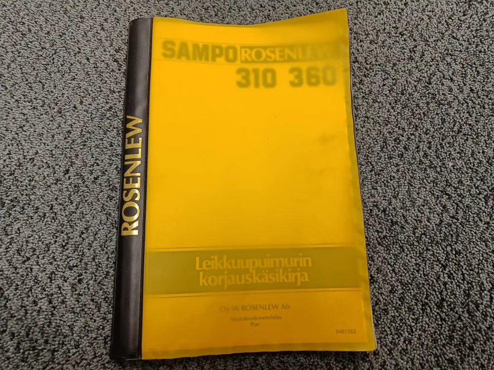 Sampo Rosenlew 310 ja 360 / Leikkuupuimurin korjauskäsikirja