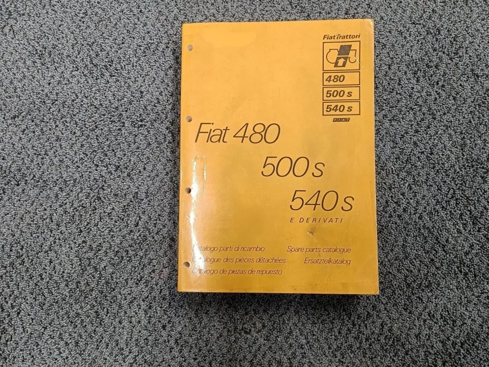 Fiat 480, 500 s, 540 s / Traktorin varaosakirja