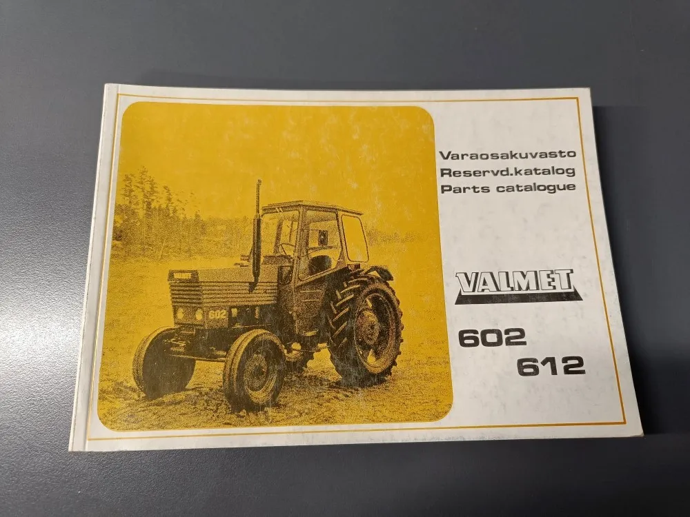 Valmet 602 ja 612 / Varaosakuvasto