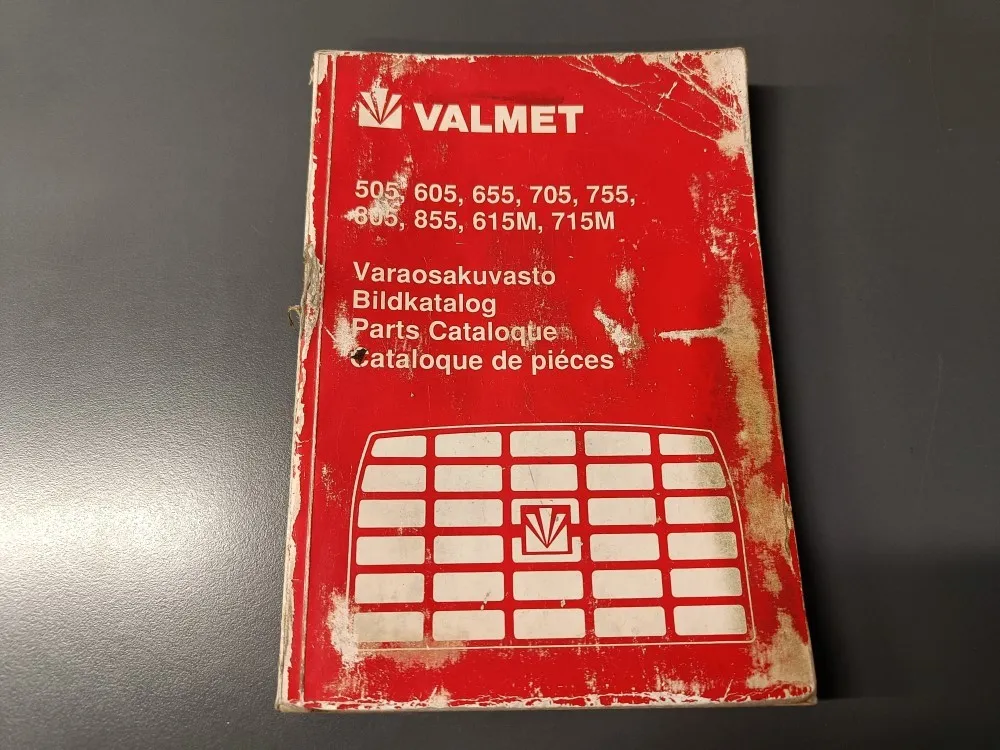 Valmet 505, 605, 655, 705, 755, 805, 855 / 615M ja 715M varaosakuvasto