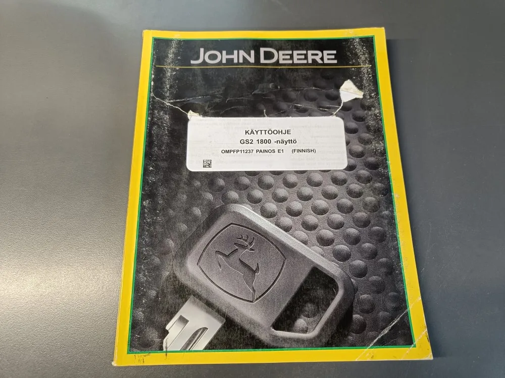 John Deere GS2 1800 -näyttö / Käyttöohje