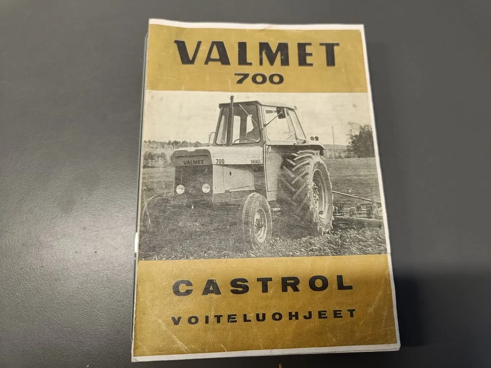 Valmet 700 Castrol voiteluohjeet /