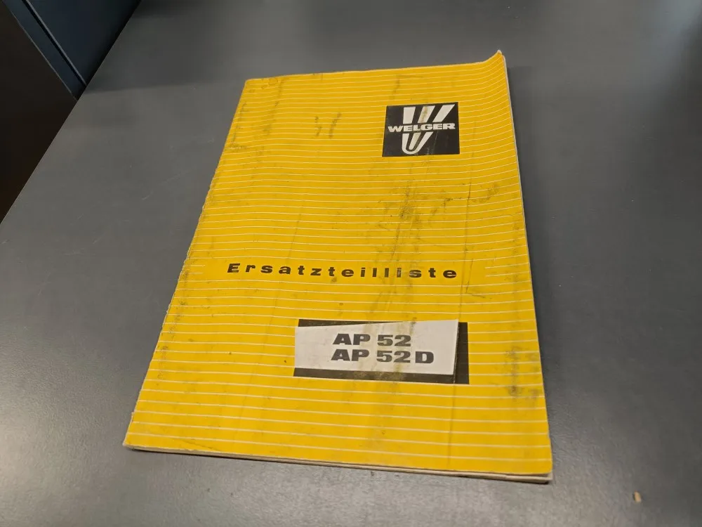Welger AP 52, AP 52 D / paalaimen varaosaluettelot