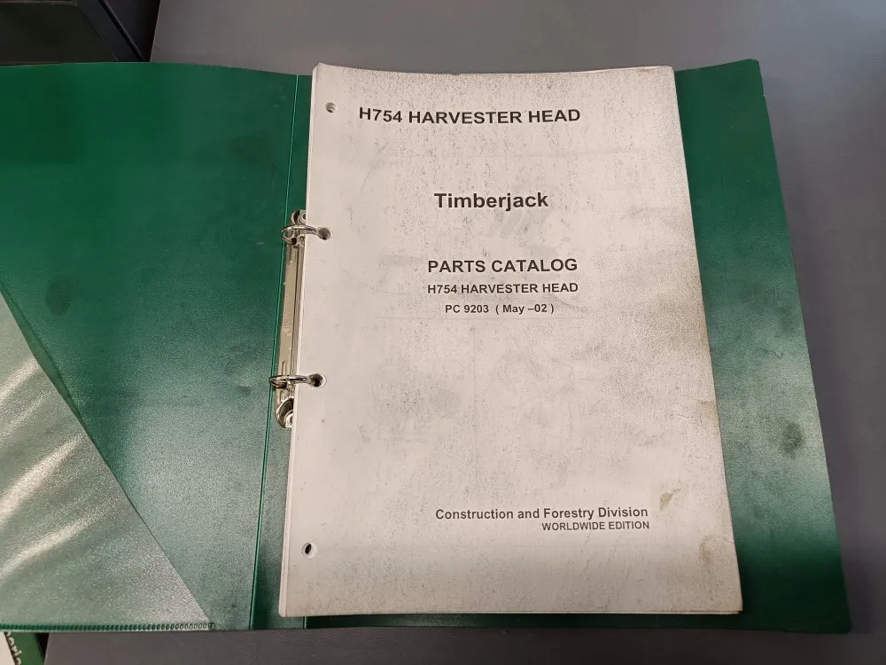 Timberjack H754 / Hakkuupään varaosakirja