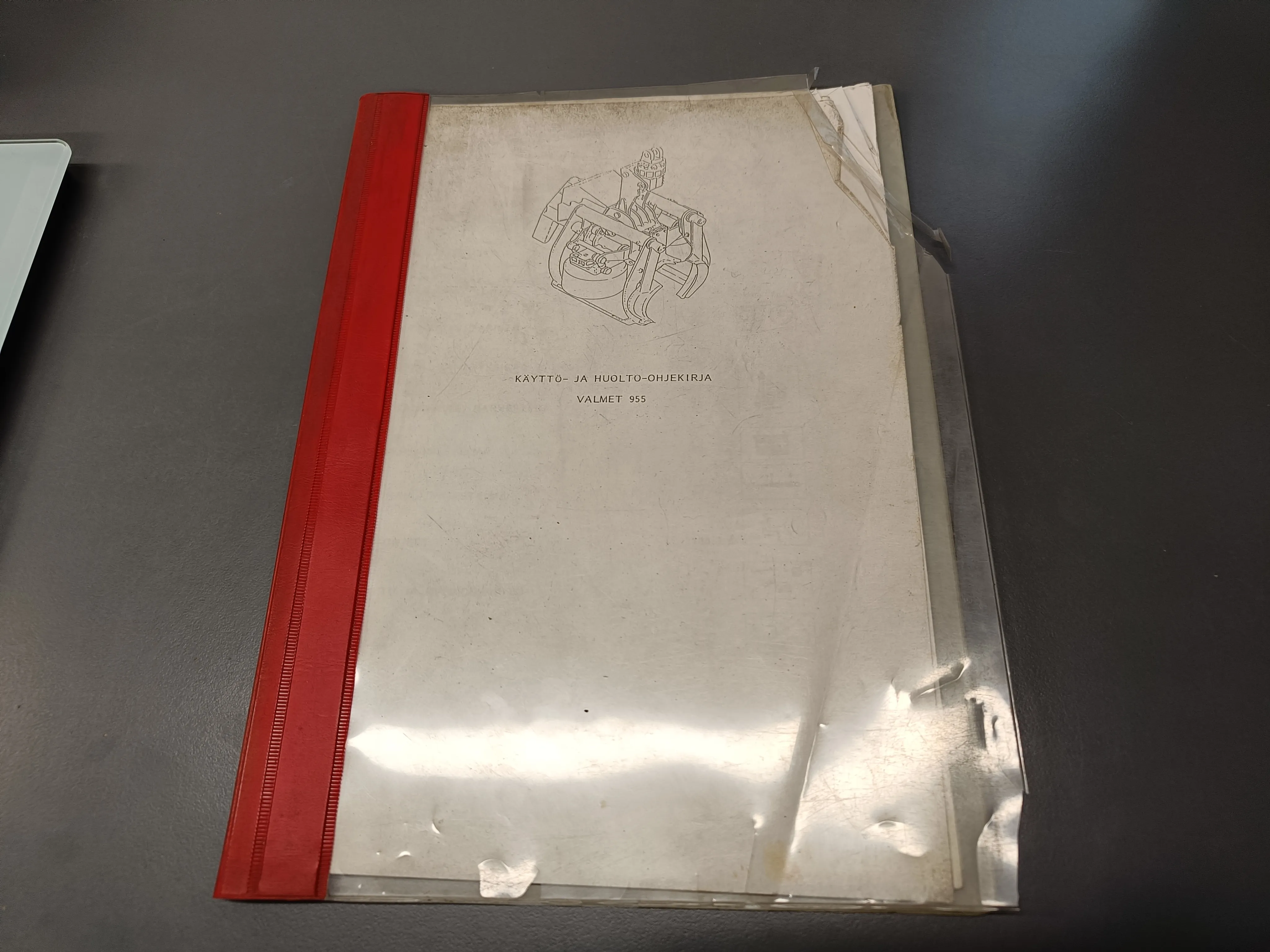 Valmet 955 / hakkuupään käyttö- ja huolto- ohjekirja