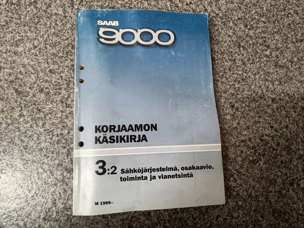 Saab 9000 / Korjaamon käsikirja 3:2